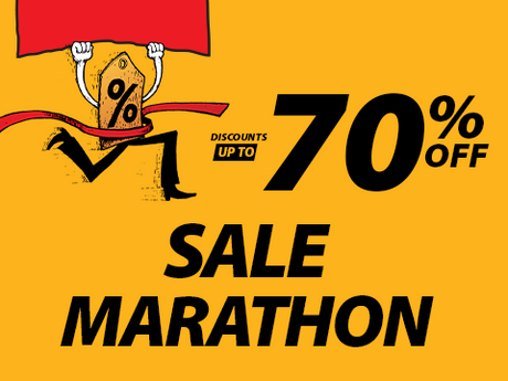 Sale marathon. Up to -70%